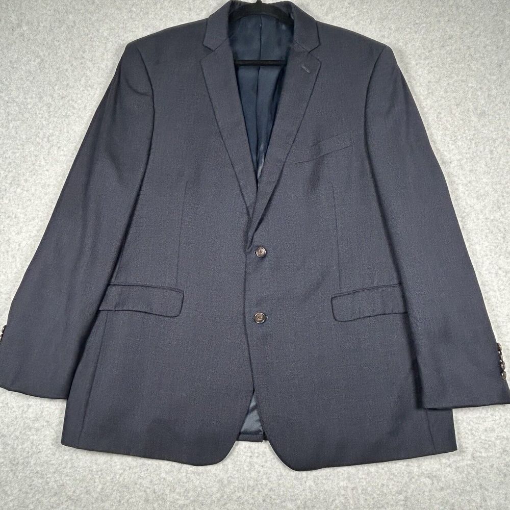 Ralph Ralph Lauren Luxury Navy Blue Men's Blazer 100% Wool 48R‎ EUC
